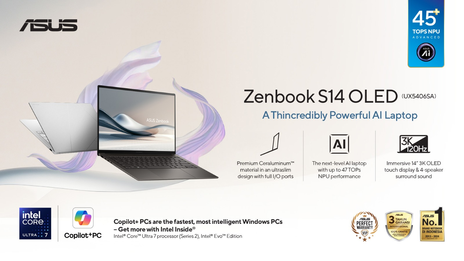 Zenbook S 14 OLED (UX5406SA)